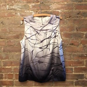 Vince sleeveless silk blouse